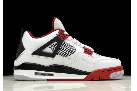 Jordan Red 4 308497-160 Black 308497-160 Air Fire White Men 0925